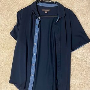 Michael Kors - Mens Short Sleeve Button Down.